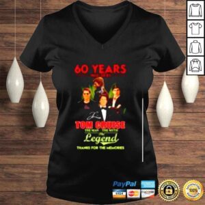 VLadies 60 Years 19622022 Tom Cruise The Man The Myth The Legend Signatures Thank You For The Memories Shirt