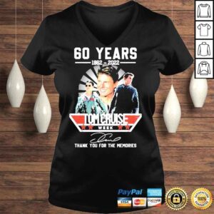 VLadies 60 years 1962 2022 Tom Cruise Week signature thank you for the memories shirt