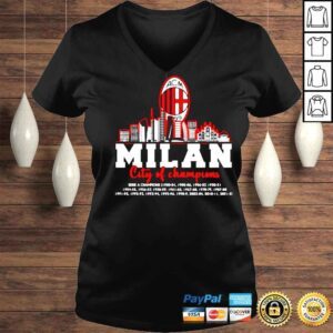 VLadies AC Milan city of champions serie a champions shirt