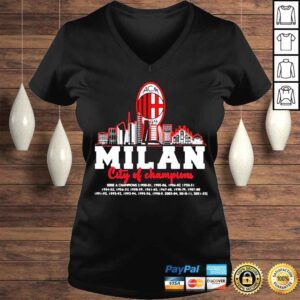 VLadies ACM Milan city of Champions Serie a Champions shirt