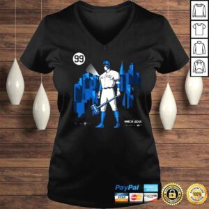 VLadies Aaron Judge Gotham Slugger shirt