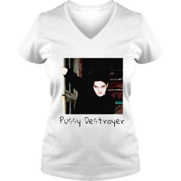 Abbey heroinesloow mcr pussy destroyer my chemical romance shirt - Image 2