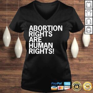 VLadies Abortion Rights Are Human Rights 2022 Shirt