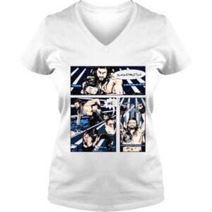 VLadies Acknowledge me comic graphic roman reigns shirt