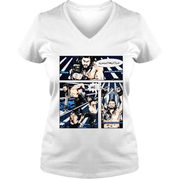 Acknowledge me comic graphic roman reigns shirt - Image 2