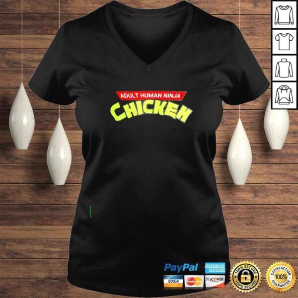 Adult Human Ninja Chicken shirt - Image 2