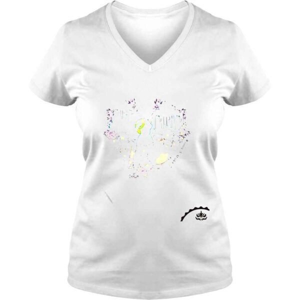 Adventure Time Fionna and Cake Flower Heart Boyfriend Fit Girls shirt - Image 2