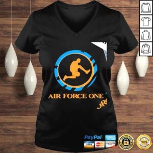 VLadies Air Force One basketball logo shirt