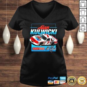 VLadies Alan Kulwicki Nascar Champion Retro Style Shirt