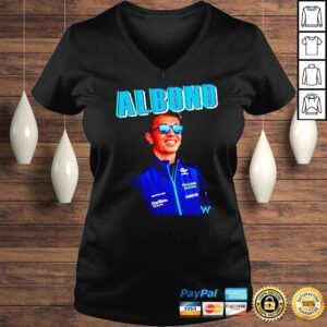 VLadies Alex Albon Williams 2022 Albono F1 Lando Norris George Russell Formula One British UK shirt