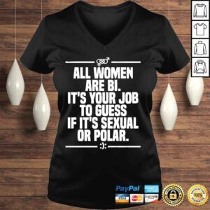 VLadies All women are bI its your job to guess if its sexual or polar 2022 shirt