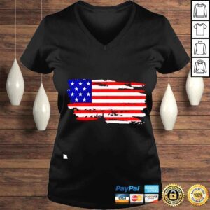 VLadies America Patriotic Flag Happy 4th Of July USA Independence shirt