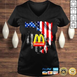 VLadies American Flag Mcdonalds 2022 shirt