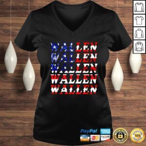 VLadies American Flag Red White Blue Merch Outfit Cute Wallen shirt