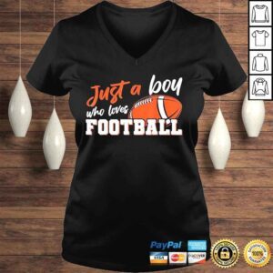 VLadies American Football player just a boy who loves Football shirt