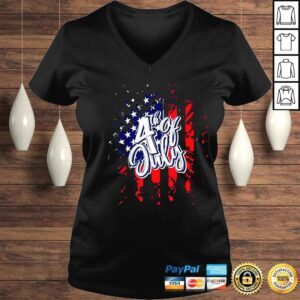 VLadies American flag 4th Of July 2022 shirt