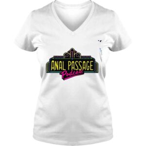 VLadies Anal Passage Marquee Podcast logo shirt