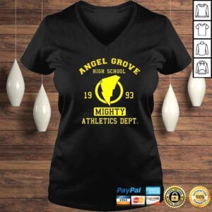 VLadies Angel Grove High Mighty Athletics Dept Shirt