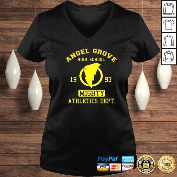 Angel Grove High Mighty Athletics Dept Shirt - Image 2