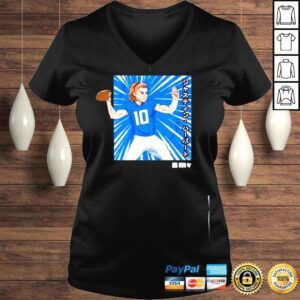 VLadies Anime Justin Herbert Los Angeles Chargers Shirt