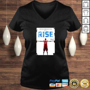 VLadies Antetokounmpo A King Will Come From Across The Sea RISE Poster TShirt