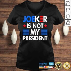 VLadies Anti Biden Pro Trump Republican Biden Is Not My President TShirt