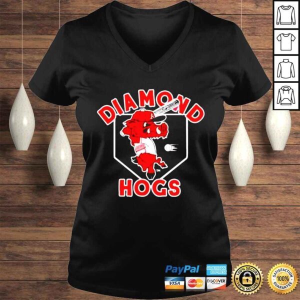 ArKansas diamond hogs shirt - Image 2