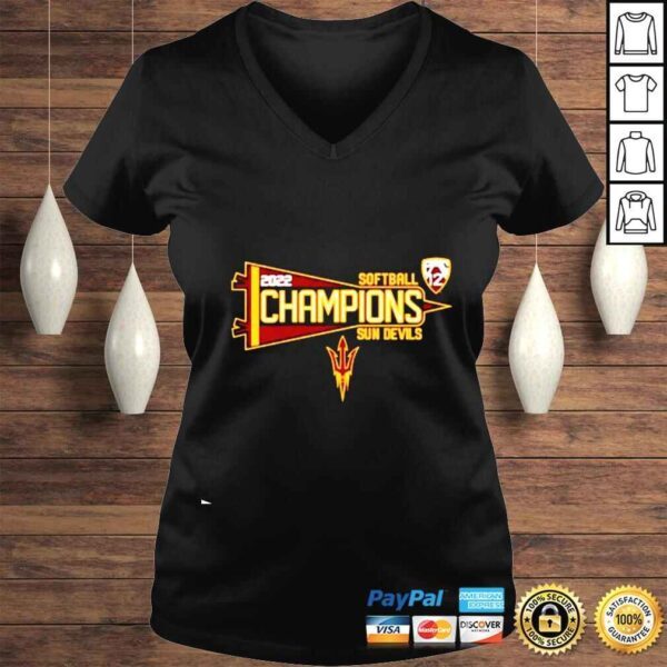 Arizona State Softball 2022 Pac12 Regular Season Champions shirt - Image 2