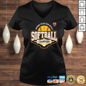 VLadies Arizona State Sun Devils Fanatics 2022 PAC12 Softball Regular Season Champions shirt