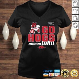 VLadies Arkansas Razorbacks Go Hogs Shirt