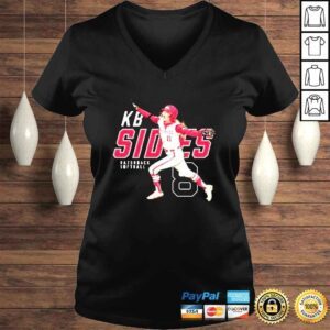 VLadies Arkansas Razorbacks Kb Sides Razorback Softball shirt