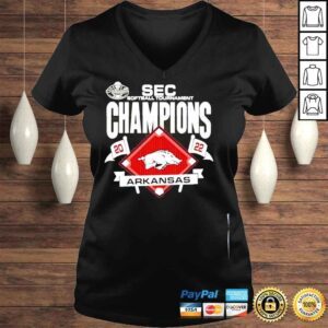 VLadies Arkansas Razorbacks Sec Champions 2022 Shirt