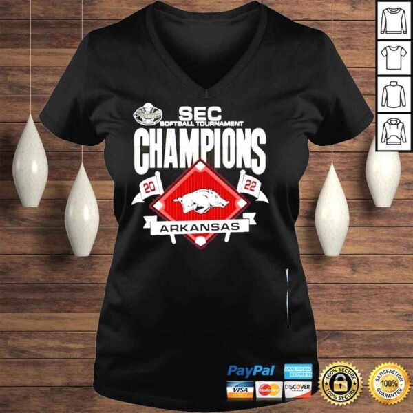 Arkansas Razorbacks Sec Champions 2022 Shirt - Image 2