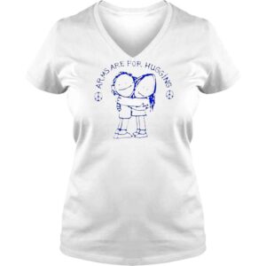 VLadies Arms Are For Hugging Nonviolence AntiGun Shirt