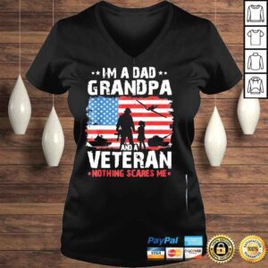 VLadies Army veterans Im a dad grandpa and veteran fathers day shirt