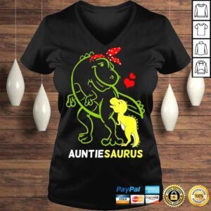 VLadies Auntiesaurus Auntie Tyrannosaurus Dinosaur BabyShirt Shirt