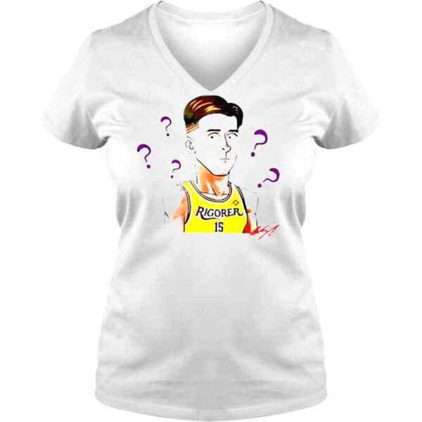 Austin Reaves Los Angeles Lakers cartoon signature 2022 T shirt - Image 2