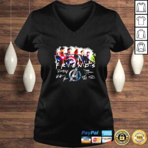 VLadies Avengers Friends signatures shirt