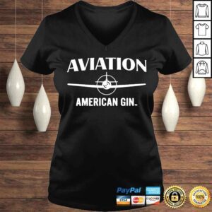 VLadies Aviation American Gin Flight Shirt