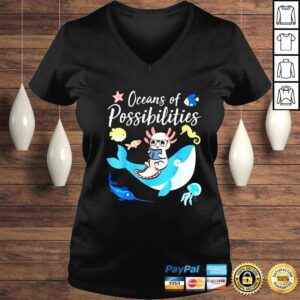 VLadies Axolotls Lovers Summer Reading 2022 Oceans of Possibilities TShirt