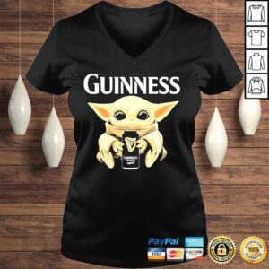 VLadies Baby Yoda Hug Guinness shirt