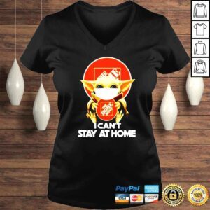 VLadies Baby Yoda Hugs The Home Depot I Cant Stay At Home shirt