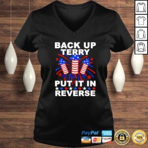 VLadies Back Up Terry Put It In Reverse Firework Funny 4th Of July shirt