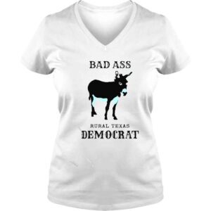 VLadies Bad ass rural Texas democrat shirt