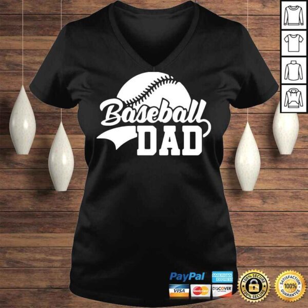 Baseball dad baseball fan shirt - Image 2