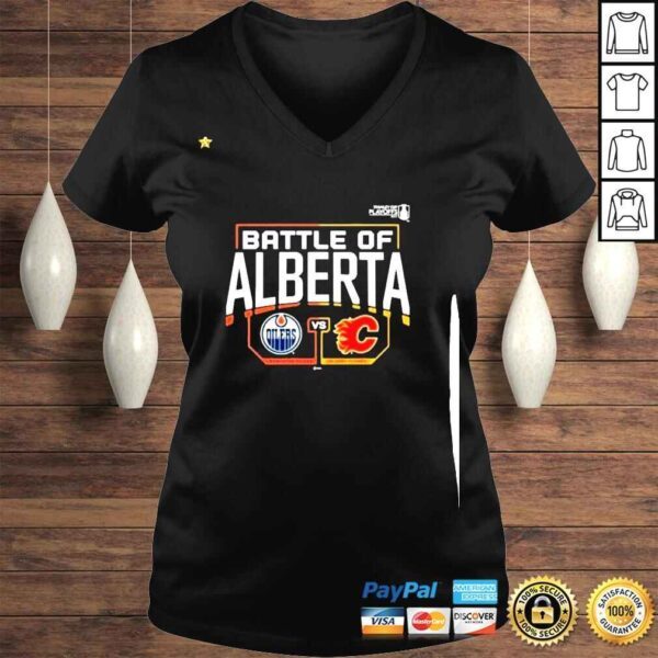 Battle of Alberta Stanley Cup Playoffs 2022 shirt - Image 2