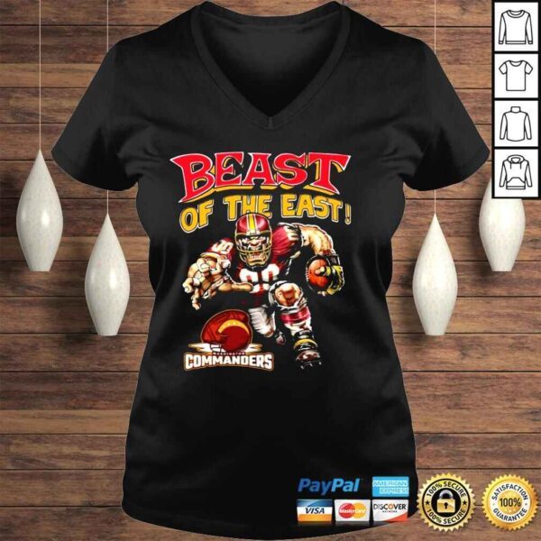 Beast of the east Washington Commanders shirt - Image 2