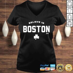 VLadies Believe in Boston sullys brand trevor story red sox shirt