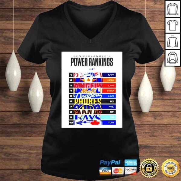 Ben Verlanders Power Rankings shirt - Image 2