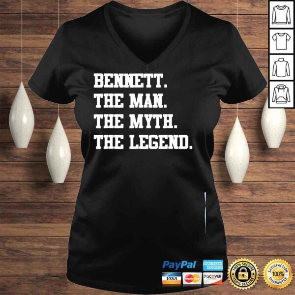 Bennett the man the myth the legend shirt - Image 2